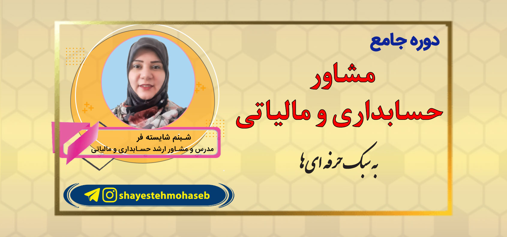 دوره جامع مشاور حسابداری و مالیاتی 1 سایت 1